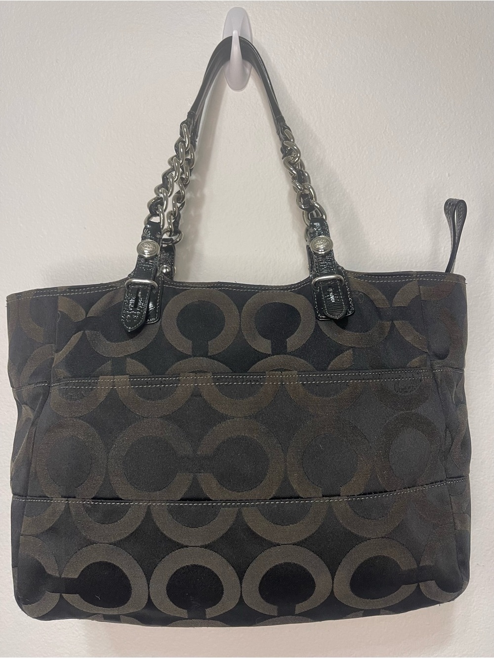 Coach Madison Tribeca 2009 Op Art Sateen Tote Style 14133 original hang tag - Picture 3 of 17